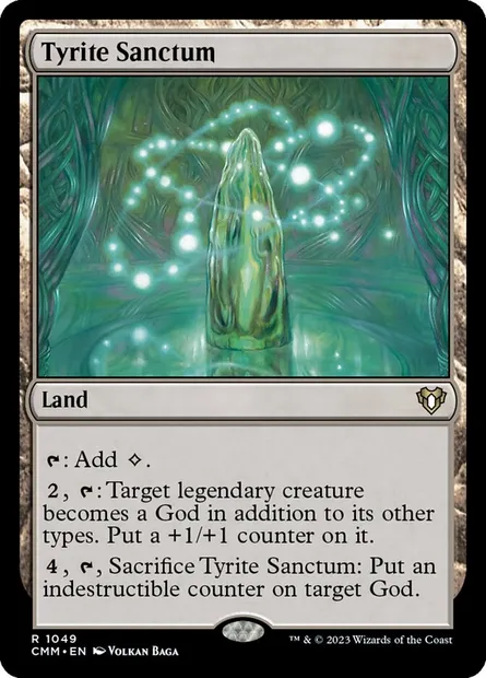 Tyrite Sanctum, Magic card CMM 1049 — Commander Masters set