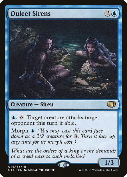 Dulcet Sirens, Magic card C14 14 — Commander 2014 set