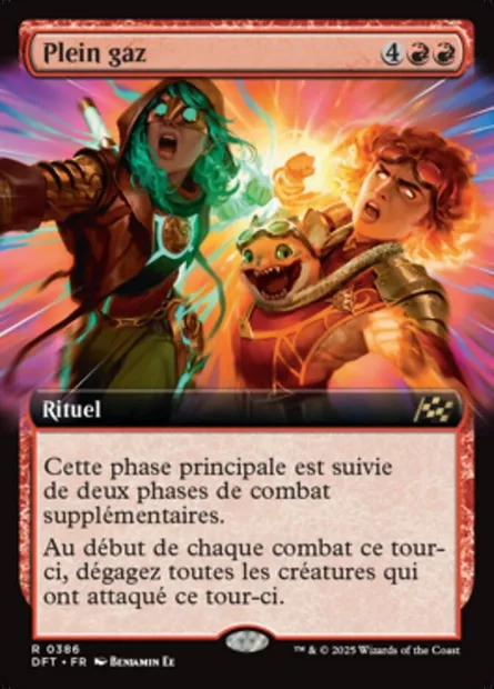 Plein gaz, carte Magic DFT 386 — extension Aetherdrift