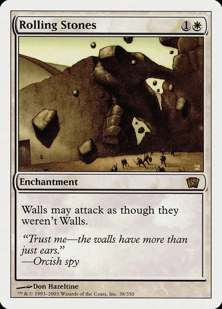 Rolling Stones, Magic card 8ED 38 — Eighth Edition set