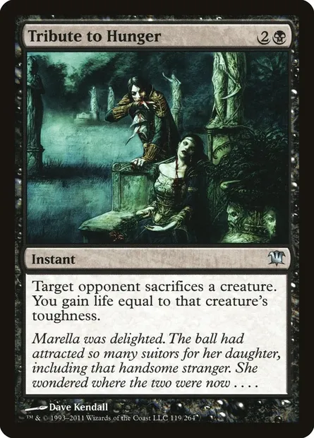 Tribute to Hunger, Magic card ISD 119 — Innistrad set