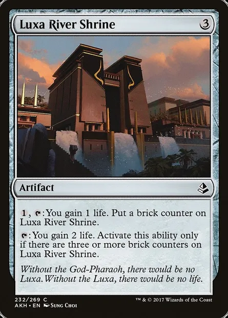 Luxa River Shrine, Magic card AKH 232 — Amonkhet set