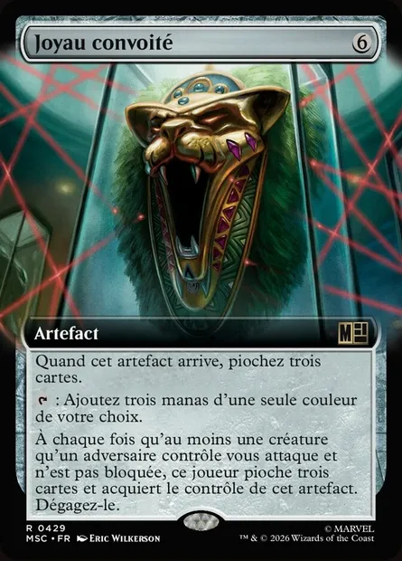 Joyau convoité, carte Magic MSC 429 — extension Marvel Super Heroes Commander