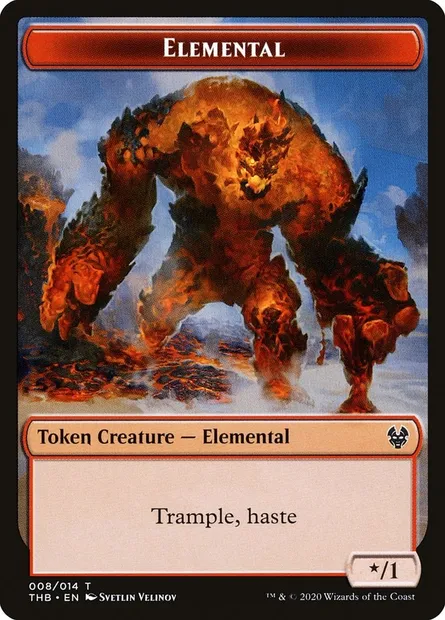 Elemental, carte Magic TTHB 8 — extension Theros Beyond Death Tokens