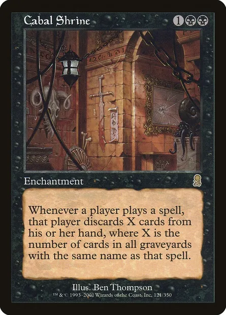 Cabal Shrine, Magic card ODY 121 — Odyssey set