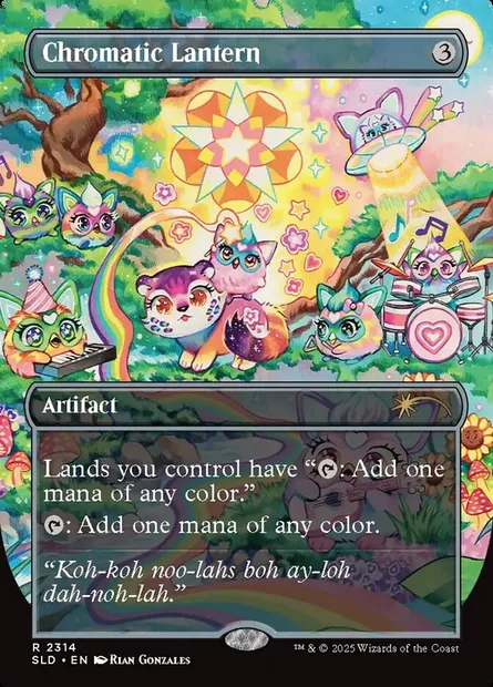 Chromatic Lantern, Magic card SLD 2314 — Secret Lair Drop set