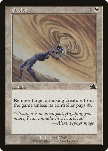 Accise, carte Magic PCY 8 — extension Prophétie