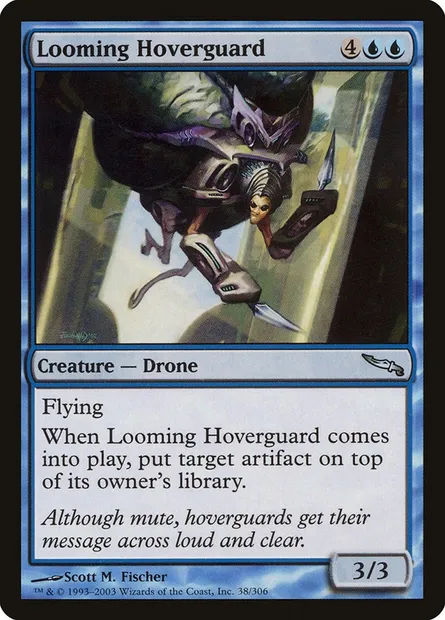 Looming Hoverguard, Magic card MRD 38 — Mirrodin set