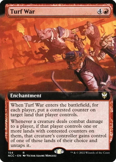 Turf War, Magic card NCC 154 — New Capenna Commander set