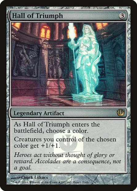 Hall of Triumph, Magic card PJOU 162 — Journey into Nyx Promos set