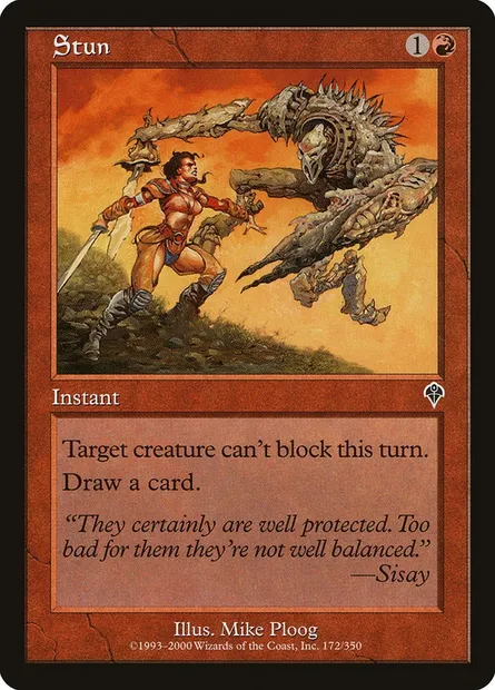 Stun, Magic card INV 172 — Invasion set