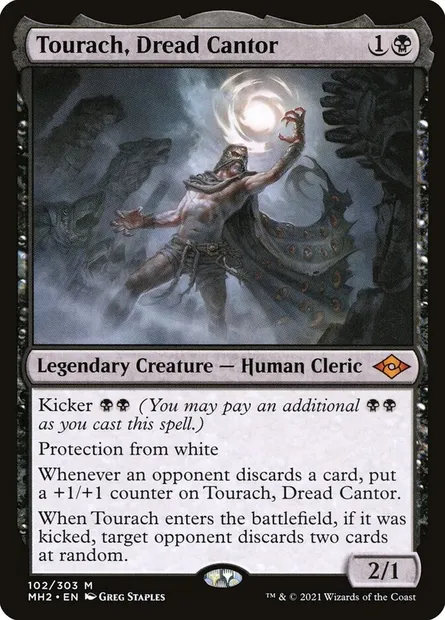 Tourach, Dread Cantor, Magic card MH2 102 — Modern Horizons 2 set