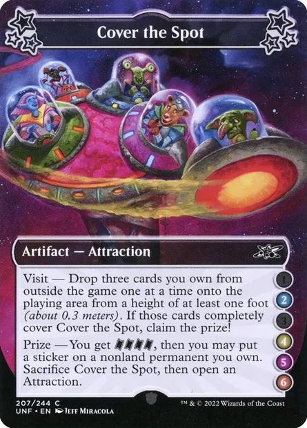 Cover the Spot, carte Magic UNF 207c — extension Unfinity