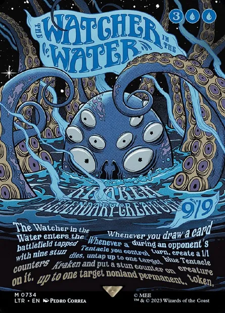 The Watcher in the Water, Magic card LTR 734 — The Lord of the Rings: Tales of Middle-earth set