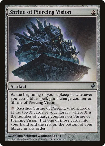 Shrine of Piercing Vision, Magic card NPH 156 — New Phyrexia set