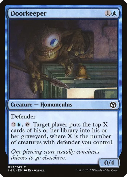 Doorkeeper, Magic card IMA 53 — Iconic Masters set