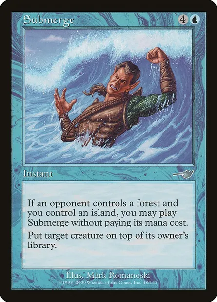 Submersion, carte Magic NEM 48 — extension Némésis