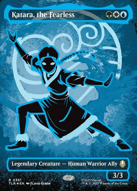 Katara, l'intrépide, carte Magic TLA 361 — extension Avatar: The Last Airbender
