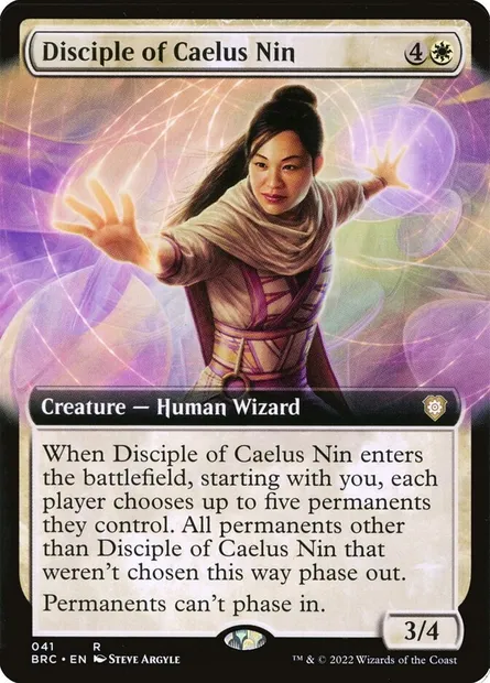 Disciple of Caelus Nin, Magic card BRC 41 — The Brothers' War Commander set