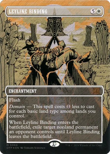 Leyline Binding, Magic card OTP 66 — Breaking News set