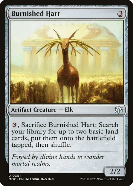 Burnished Hart, Magic card MOC 351 — March of the Machine Commander set
