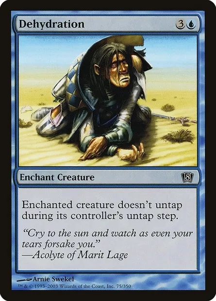 Dehydration, Magic card 8ED 75★ — Eighth Edition set