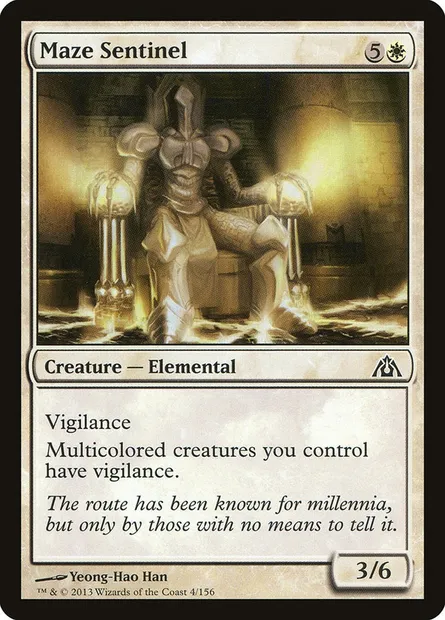 Maze Sentinel, Magic card DGM 4 — Dragon's Maze set
