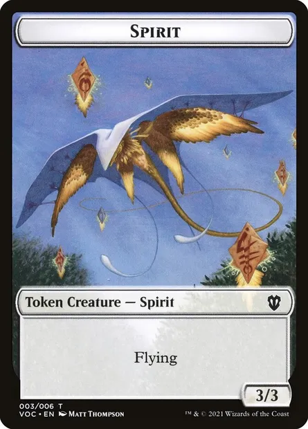 Spirit, Magic card TVOC 3 — Crimson Vow Commander Tokens set