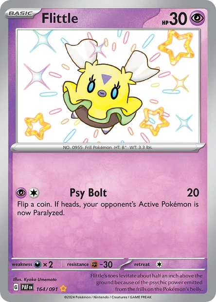 Flittle, Pokémon card PAF 164 — Paldean Fates set
