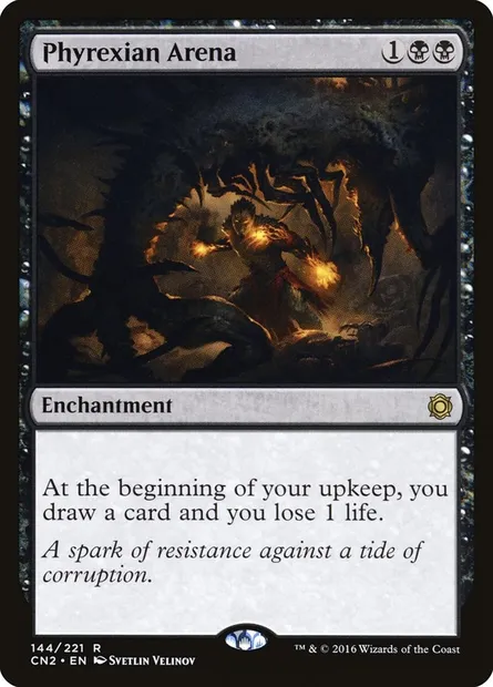 Arène phyrexiane, carte Magic CN2 144 — extension Conspiracy: Take the Crown