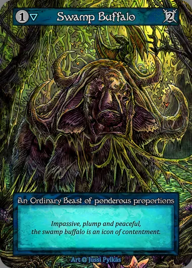Swamp Buffalo, Sorcery card ALP 167 — Alpha set