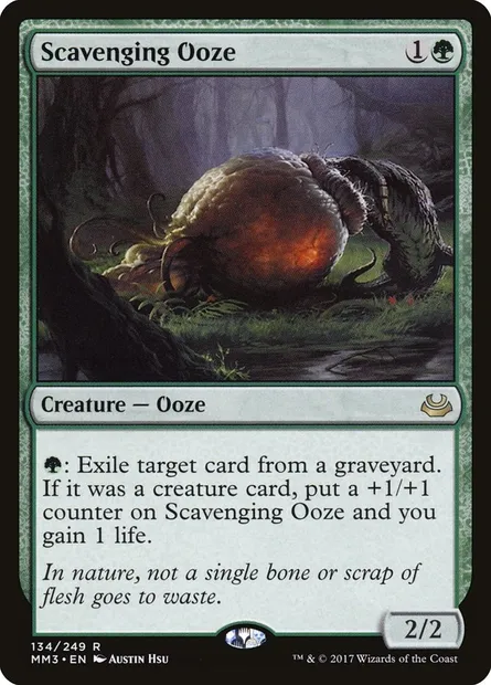 Scavenging Ooze, Magic card MM3 134 — Modern Masters 2017 set