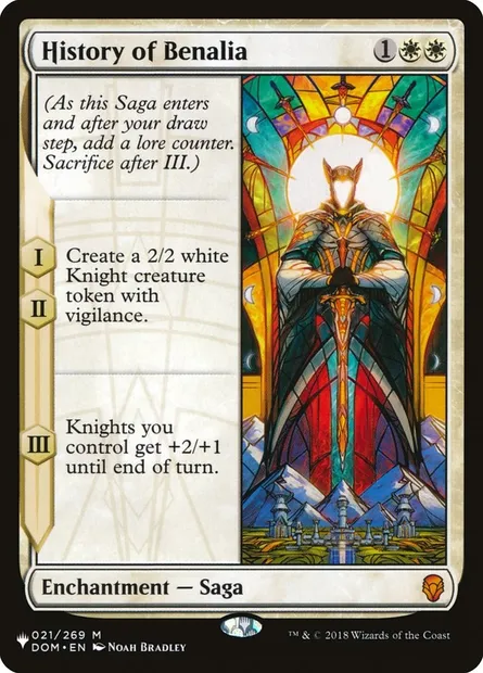 History of Benalia, Magic card PLST DOM-21 — The List set
