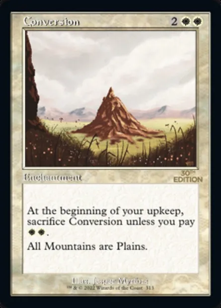 Conversion, carte Magic 30A 313 — extension 30th Anniversary Edition