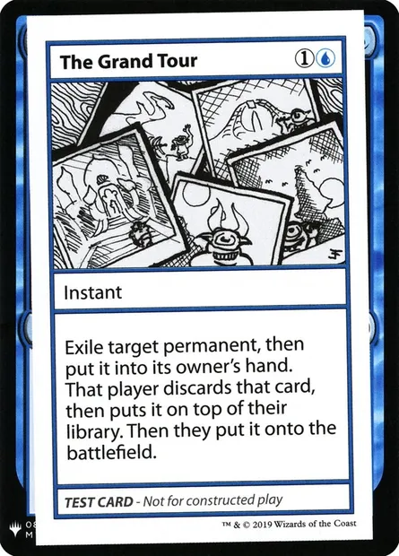 The Grand Tour, Magic card CMB1 30 — Mystery Booster Playtest Cards 2019 set