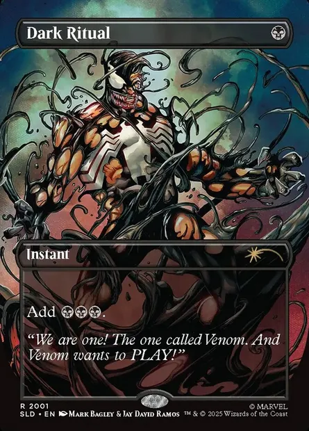 Messe noire, carte Magic SLD 2001 — extension Secret Lair Drop