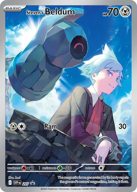 Steven's Beldum, Pokémon card PR-SV 207 — SVP Black Star Promos set