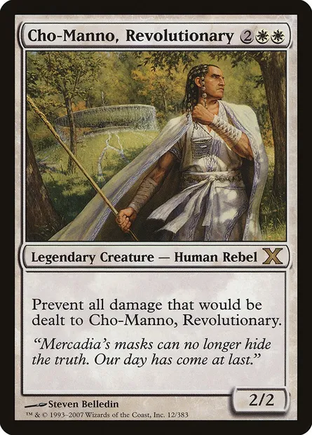 Cho-Manno, Revolutionary, Magic card 10E 12 — Tenth Edition set