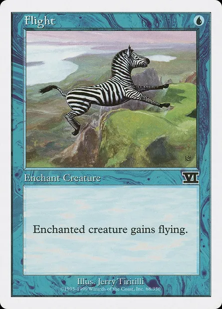 Flight, Magic card 6ED 68 — Classic Sixth Edition set