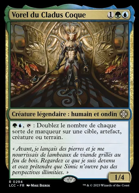 Vorel du Cladus Coque, carte Magic LCC 294 — extension The Lost Caverns of Ixalan Commander