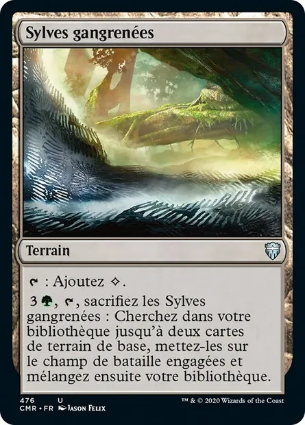 Sylves gangrenées, carte Magic CMR 476 — extension Commander Legends