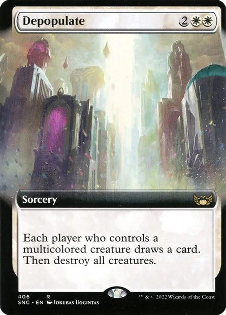 Depopulate, Magic card SNC 406 — Streets of New Capenna set
