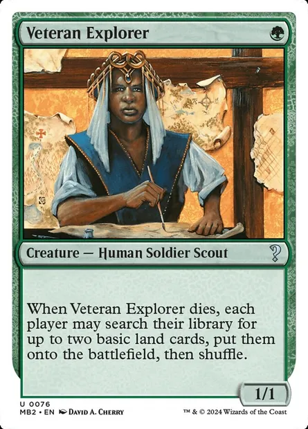Veteran Explorer, Magic card MB2 76 — Mystery Booster 2 set