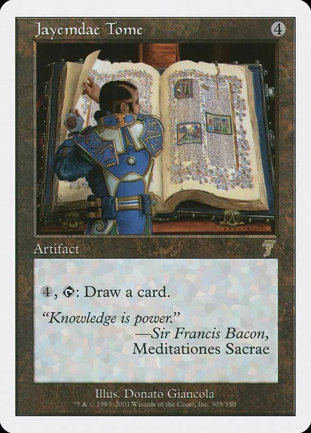 Grimoire de Jayemdae, carte Magic 7ED 305 — extension Septième Edition