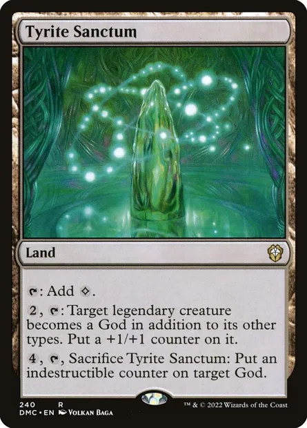 Tyrite Sanctum, Magic card DMC 240 — Dominaria United Commander set
