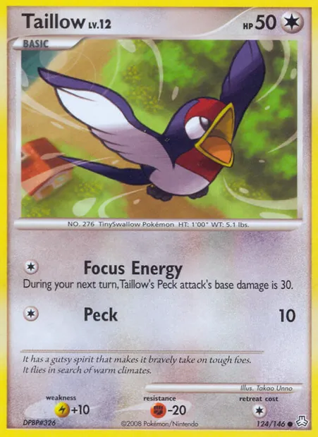 Nirondelle, carte Pokémon LA 124 — extension Éveil des Légendes