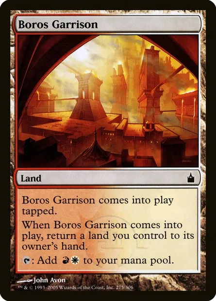 Boros Garrison, Magic card RAV 275 — Ravnica: City of Guilds set