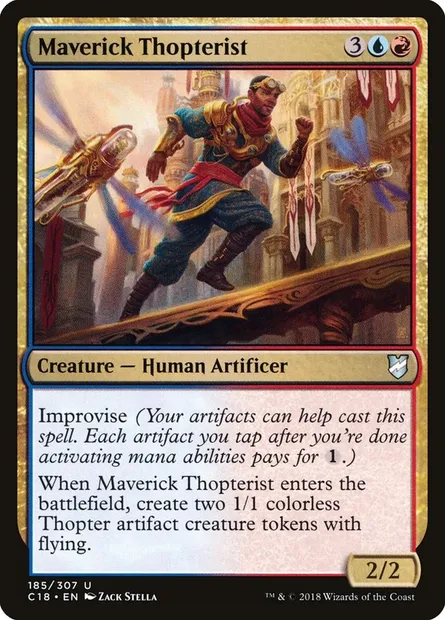 Maverick Thopterist, Magic card C18 185 — Commander 2018 set