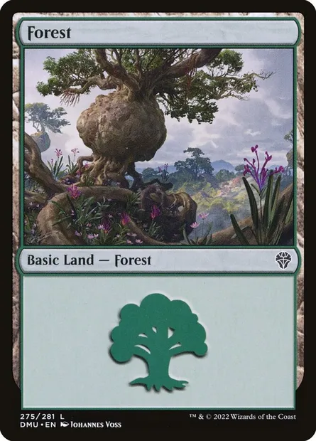 Forest, Magic card DMU 275 — Dominaria United set