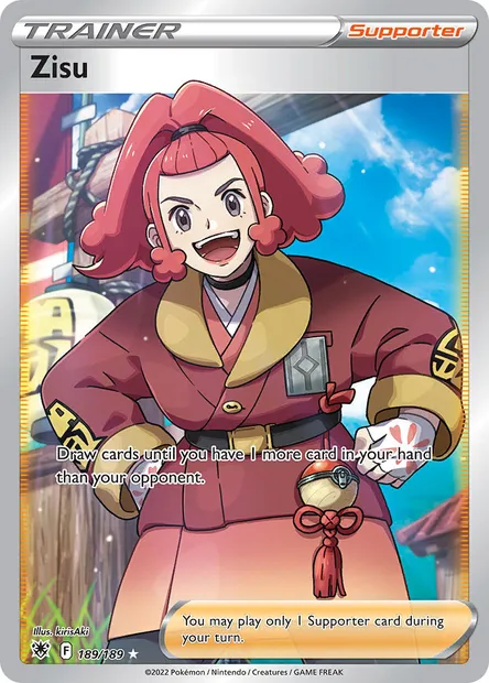 Zisu, Pokémon card ASR 189 — Astral Radiance set